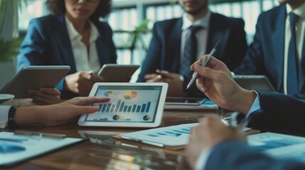 Group of People Using Tablet Computers