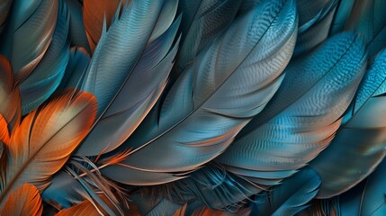 Obraz premium Texture background of feathers
