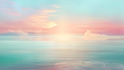 Obraz premium Abstract minimalist landscape background