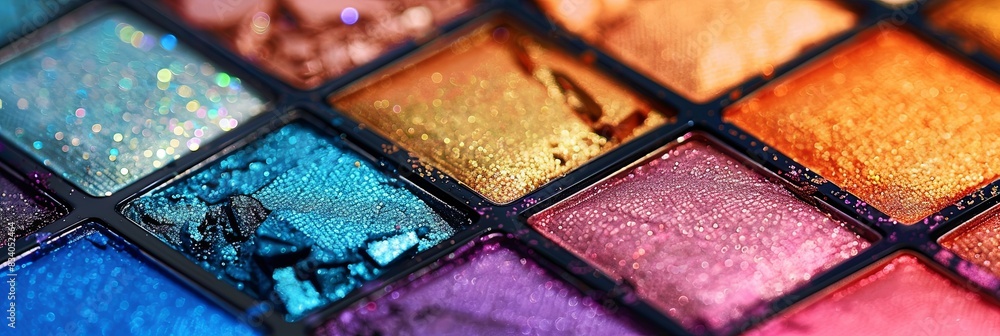 Poster detailed close up of a vibrant multicolored glass window with intricate patterns and textures. gener