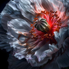 Macro Images of Poppies