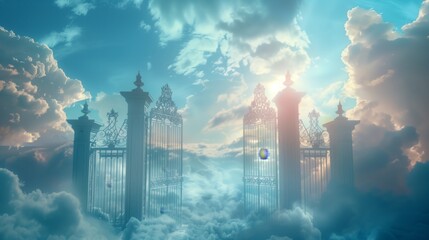 The Pearly Gates in the Clouds