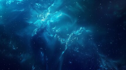 Obraz premium Blue and Black Sky With Stars