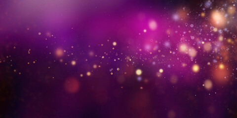 Abstrakcyjne tło, efekt bokeh. Abstrakcyjna tekstura, lśniący overlay, połysk nakładki, brokat, jasny pył, różowy kolor, oryginalny deseń