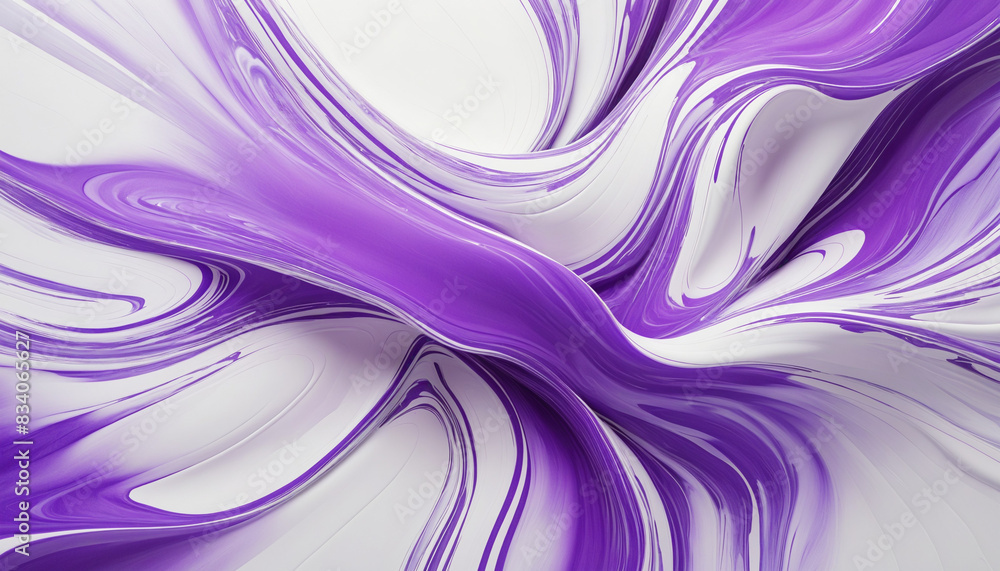 Aufkleber abstract generative ai design with negative space and a white three-dimensional frame, featuring wat