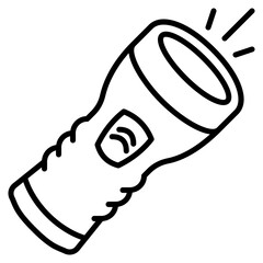 flashlight icon illustration