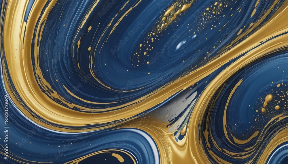 Aufkleber a generative ai design with negative space, three-dimensional elements, and a watercolor vector spla