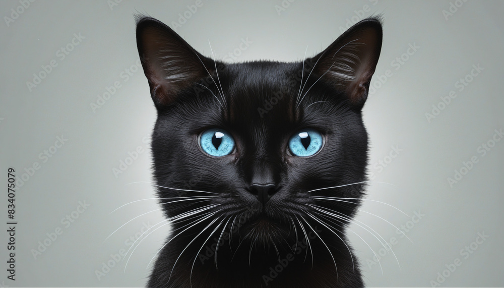 Poster photorealistic ai-generated cut-out image of a fluffy british tabby kitten isolated on a transparent