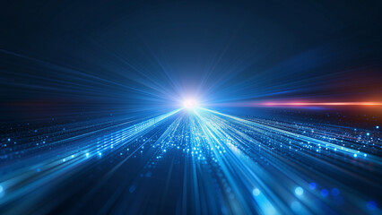 Obraz premium Luminescent Elegance: A Sleek Futuristic Design