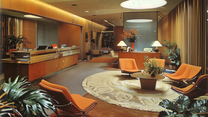 Architectural Digest Classic: 1970s Office Reception