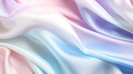 Obraz premium pastel colorful white silk clothing texture