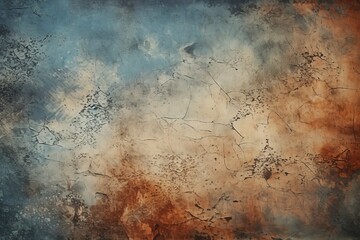 grunge wall background, generative ai