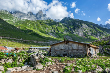 A chalet in the high parts of the Eastern Black Sea Region...