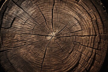 Fototapeta premium cross section of tree trunk