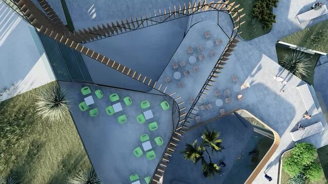 Exterior Render of Ecologic building