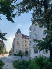 Old historical buildings in Poznan, Poland