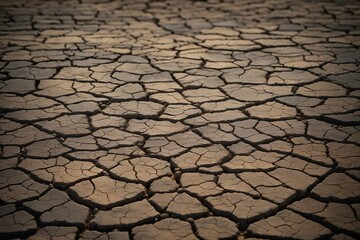 dry cracked earth