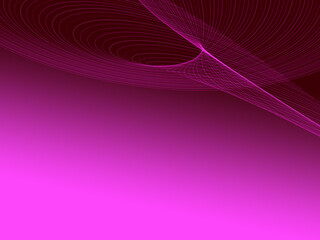 soft romantic pink curved lines on gradient background