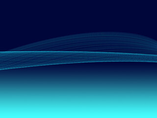 soft blue curved lines on gradient background