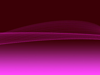 soft romantic pink curved lines on gradient background