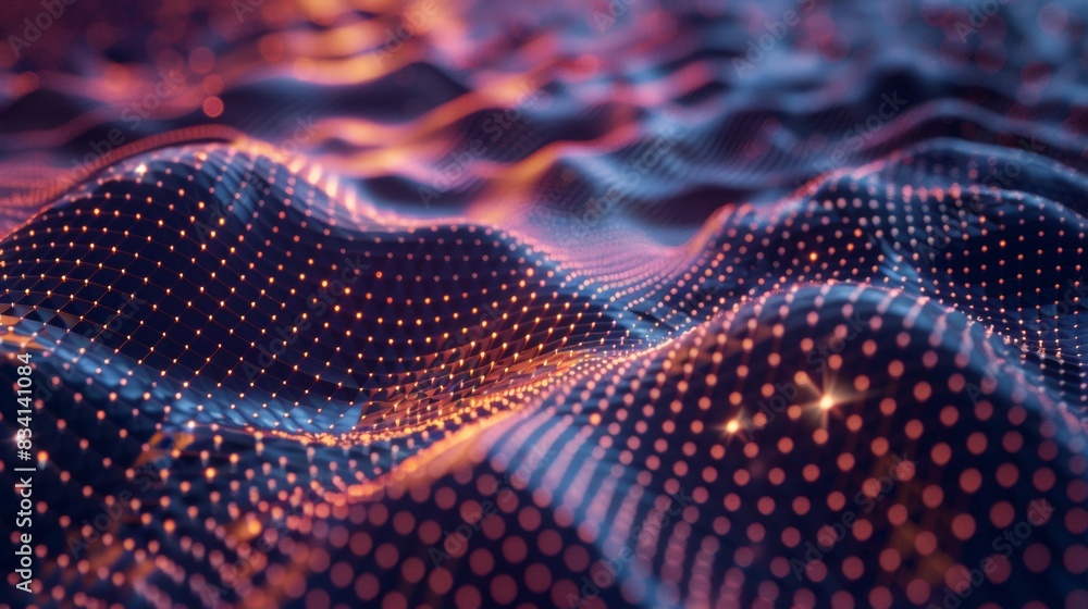 Poster a visualization of a superconducting graphene material