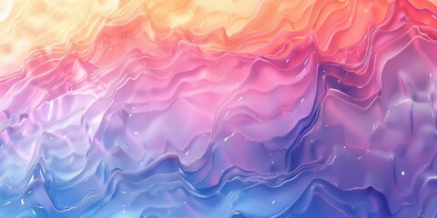 Fototapeta premium Abstract Colorful Gradient Background with Textures. The textures vary across the image, adding depth and interest to the visual composition. This digital artwork captures the fluid motion and blendin
