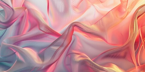 Obraz premium Abstract fabric background with layered textures and subtle gradients, creating depth and a tactile feel
