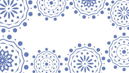 Vector. Web banner, poster, cover, splash screen, social media, backgraund with copy space for your text. Perforated bright patterns Papel Picado, floral pattern. National Hispanic Heritage Month.