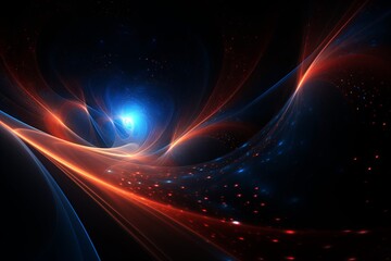 Obraz premium Starry Night: Illuminating the Depths of Space light, energy, fractal, space, design, 
