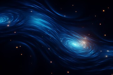 Obraz premium Starry Night: Illuminating the Depths of Space light, energy, fractal, space, design, 