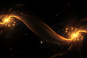 Obraz premium Starry Night: Illuminating the Depths of Space light, energy, fractal, space, design, 