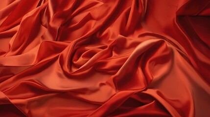 Obraz premium red silk fabric