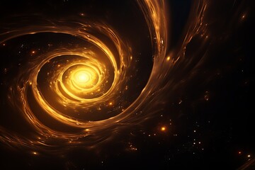Fototapeta premium Starry Night: Illuminating the Depths of Space light, energy, fractal, space, design, 