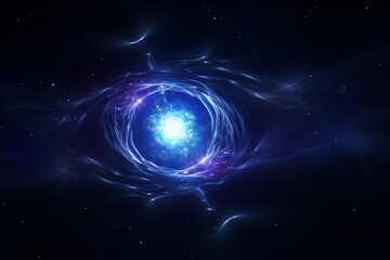 Obraz premium Starry Night: Illuminating the Depths of Space light, energy, fractal, space, design, 