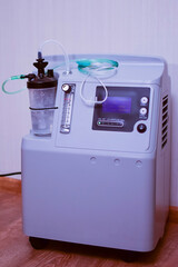 the oxygen concentrator or oxygen generator is designed for oxygen therapy in medical institutions and individual use at home. Allows you to get high-concentration oxygen by filtering the surrounding