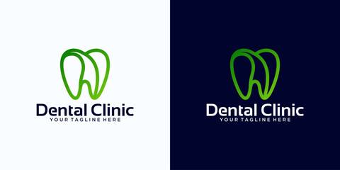 dental clinic design, with simple line style