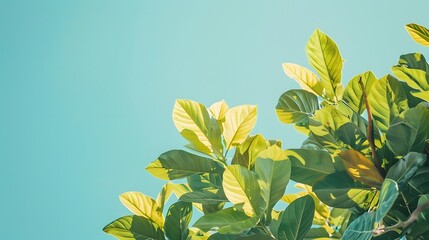 Low angle view of plant against clear sky..