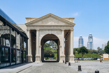 Doha, Qatar - 1 May 2024: Katara Cultural Village, a cultural and commercial complex in Doha,...