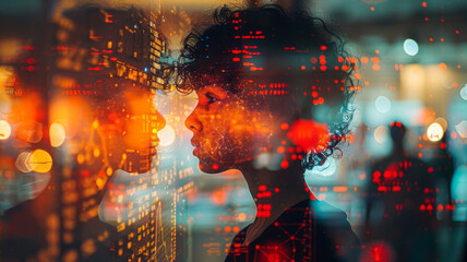 An academically outstanding student receives a top award for a science fair project,generative ai