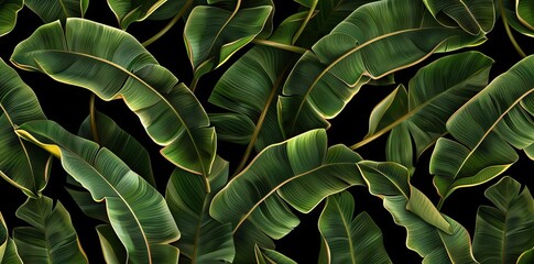 leaves of Spathiphyllum cannifolium, abstract green texture, nature background, tropical leaf. Tropical wallpaper. AI generated illustration