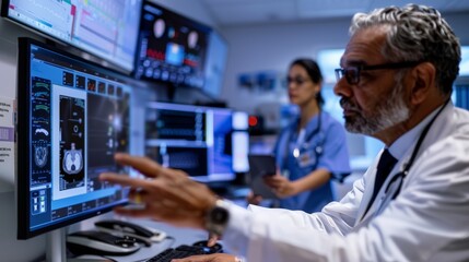 Demonstrating New Medical Technology to Colleagues in a Professional Healthcare Setting