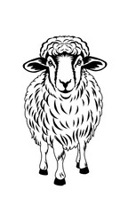 black and white sheep