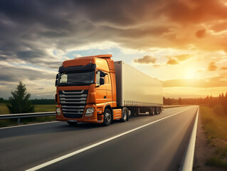 Global business logistics import export and container cargo freight ship during loading at industrial port by crane, container handlers, cargo plane, truck on, Logistics and transportation of Internat