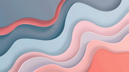 Abstract Colorful Wavy Background Design In Shades Of Blue And Pink Perfect For Creative Projects And Designs