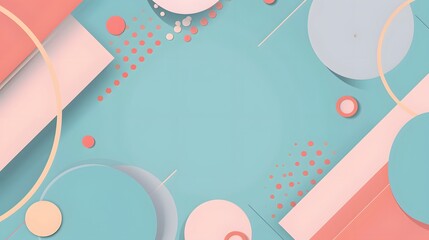 Modern Abstract Geometric Background with Dynamic Shapes and Vibrant Colors Perfect for Creative Projects and Designs