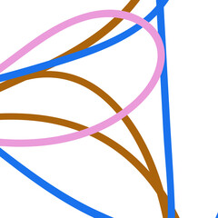Blue pink brown lines graphic decorative 