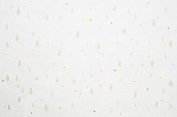 Japanese Washi paper texture with abstract raindrop pattern. Luxury modern Japanese style background.