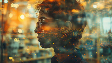 An academically outstanding student receives a top award for a science fair project,generative ai