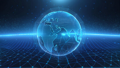 Fototapeta premium technology world concept