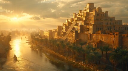 cultural and economic prosperity of ancient Sumer where citystates like Ur and Eridu flourished along the banks of the Tigris and Euphrates rivers